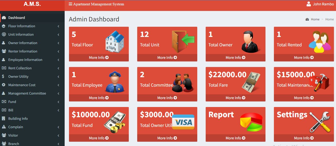 Apartment Management System